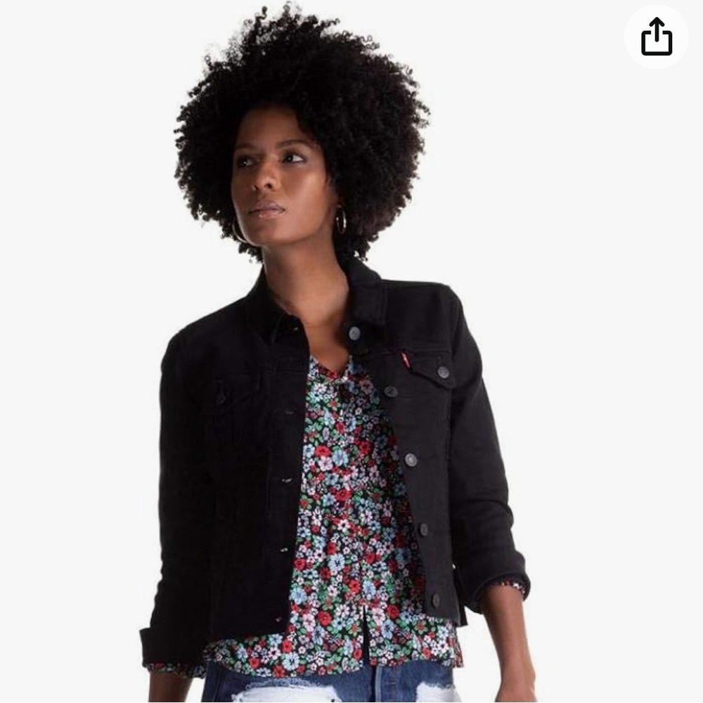 Women's Black Denim Jacket